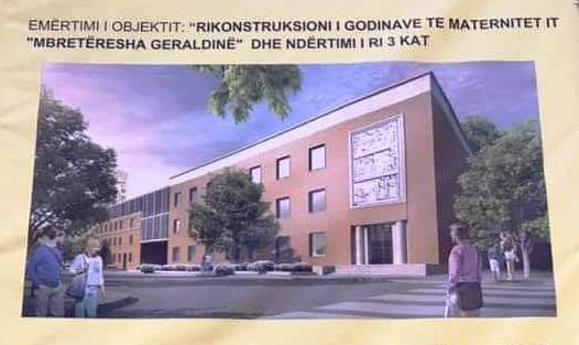 Rikonstruksioni i maternitetit Mbreteresha Geraldine